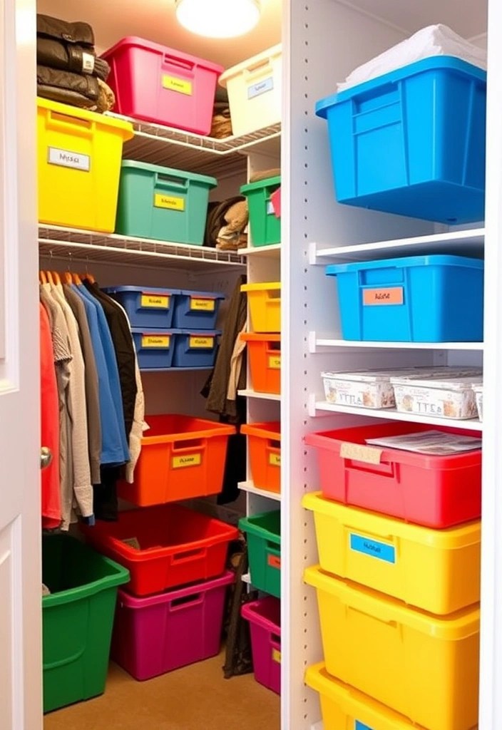 10 Spring Cleaning Hacks That'll Make You Wonder Why You Didn't Start Sooner! - 6. Color-Coded Organizing