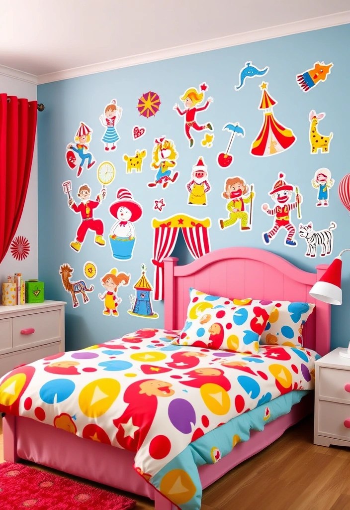 15 Adorable Children's Stickers That Will Make Their Room a Magical Place (Don't Miss #8!) - 13. Charming Circus