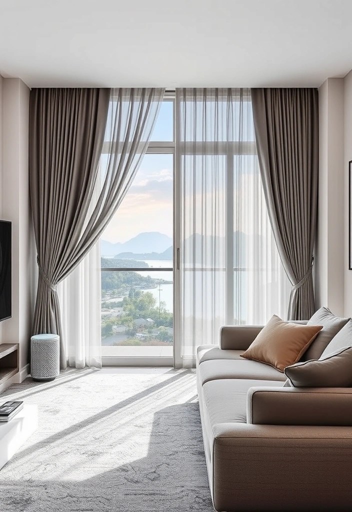 Modern Curtain Styles That Will Make Your Home Look Chic and Trendy! - 10. Smart Curtains