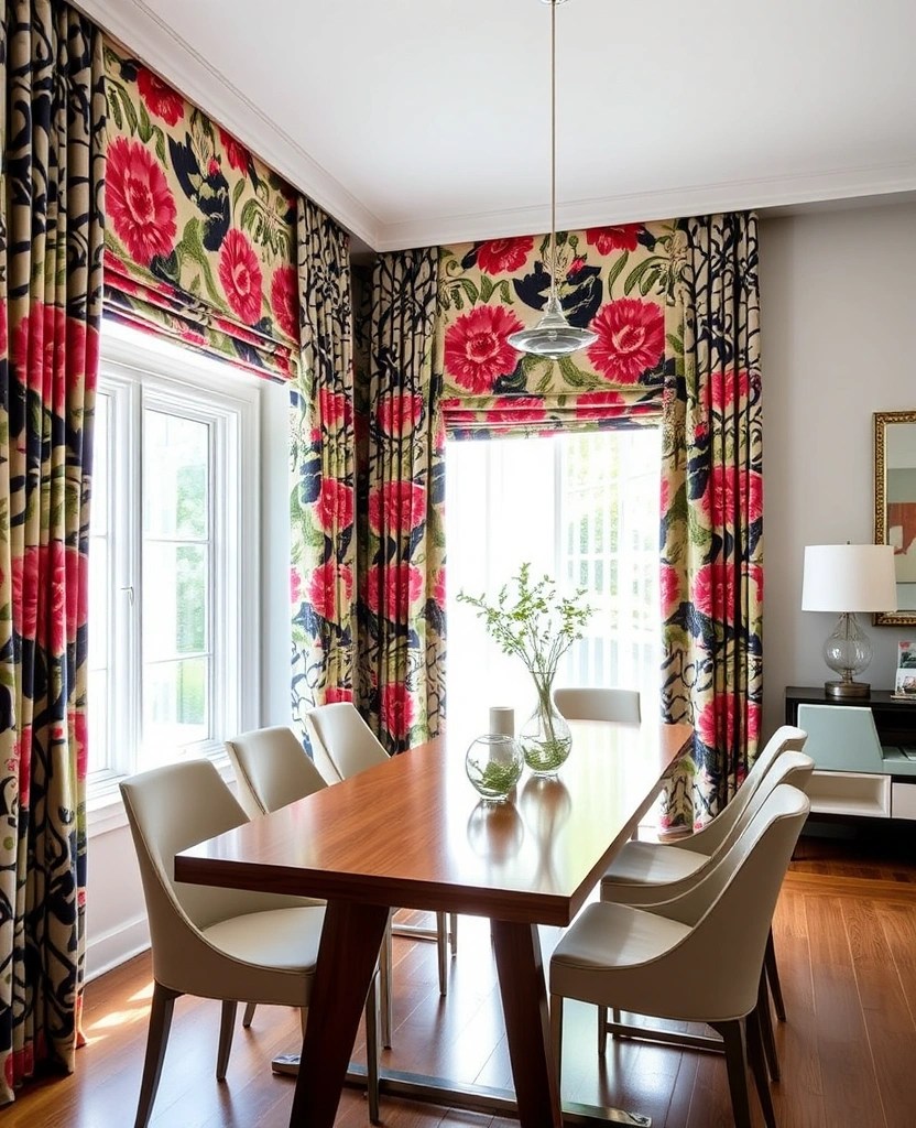 Modern Curtain Styles That Will Make Your Home Look Chic and Trendy! - 2. Bold Patterns